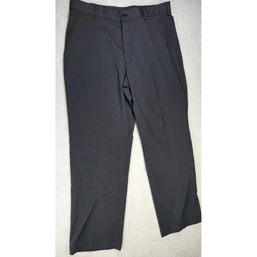 Nike Golf Tartan Plaid Tour Performance Dri Fit Pants Mens 34x30 Gray Athleisure - Picture 2 of 9